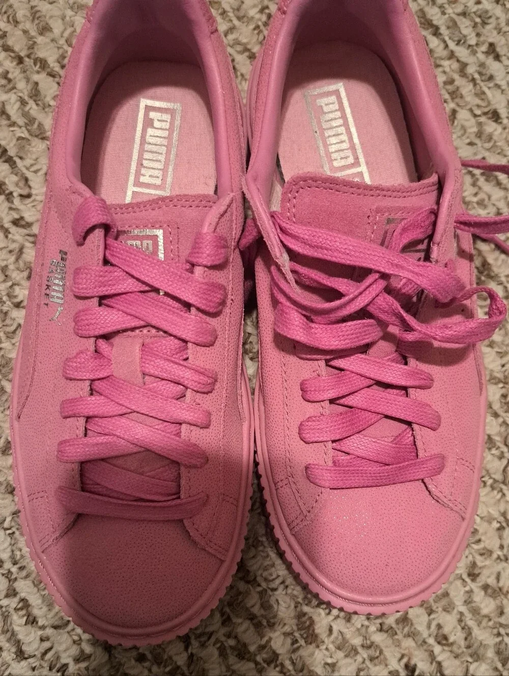 Puma Adult  Platform Reset Sneakers | Platform | Women's Size 6 | Sparkle |